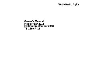Handleiding Vauxhall Agila (2010)