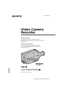 Handleiding Sony CCD-TR401E Camcorder