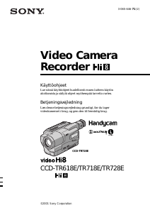 Brugsanvisning Sony CCD-TR718E Videokamera