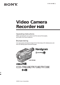 Manual Sony CCD-TR728E Camcorder
