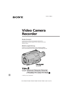 Bedienungsanleitung Sony CCD-TR740E Camcorder