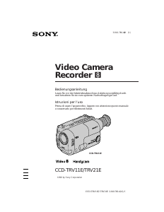 Manuale Sony CCD-TRV11E Videocamera