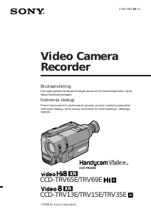 Bruksanvisning Sony CCD-TRV13E Videokamera