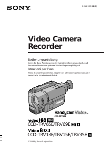 Manuale Sony CCD-TRV15E Videocamera