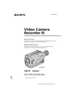 Bedienungsanleitung Sony CCD-TRV21E Camcorder