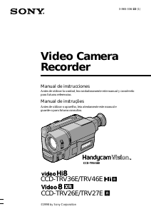 Manual de uso Sony CCD-TRV26E Videocámara