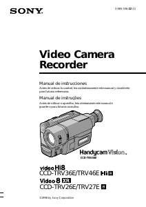 Manual Sony CCD-TRV27E Câmara de vídeo