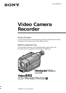 Bedienungsanleitung Sony CCD-TRV55E Camcorder