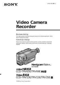 Bruksanvisning Sony CCD-TRV69E Videokamera