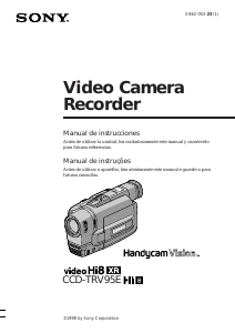 Manual de uso Sony CCD-TRV95E Videocámara