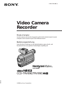 Bedienungsanleitung Sony CCD-TRV99E Camcorder