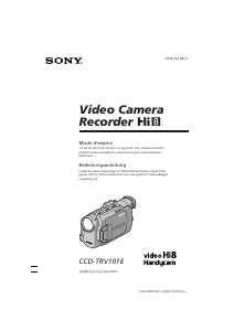 Mode d’emploi Sony CCD-TRV101E Caméscope