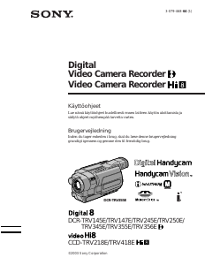 Käyttöohje Sony CCD-TRV418E Kameranauhuri