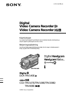 Käyttöohje Sony DCR-TRV140E Kameranauhuri