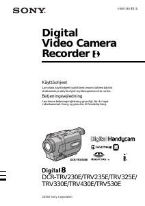 Käyttöohje Sony DCR-TRV230E Kameranauhuri