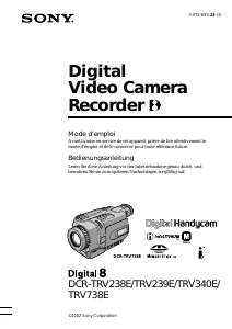 Bedienungsanleitung Sony DCR-TRV239E Camcorder