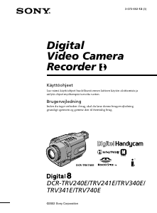 Käyttöohje Sony DCR-TRV340E Kameranauhuri