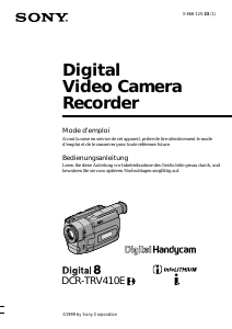 Bedienungsanleitung Sony DCR-TRV410E Camcorder