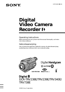 Manual Sony DCR-TRV738E Camcorder