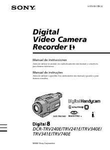 Manual Sony DCR-TRV740E Câmara de vídeo
