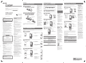 Brugsanvisning Sony ICD-P210 Diktafon