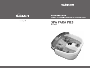 Manual de uso Siegen SG-1650 Baño de pie
