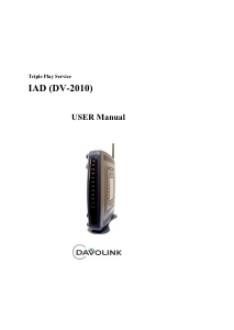 Handleiding Davolink DV-2010 Router