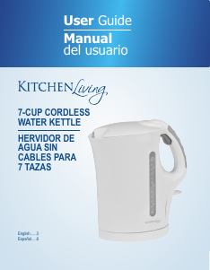 Manual de uso Kitchen Living WK-9970 Hervidor