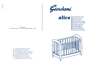 Handleiding Giordani Alica Babybed