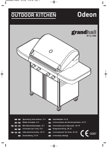 Bruksanvisning Grand Hall Odeon 32 Utegrill