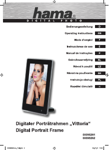 Manual Hama 00095261 Vittoria Digital Photo Frame