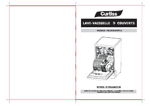 Mode d’emploi Curtiss MLV 0849 DPLS Lave-vaisselle