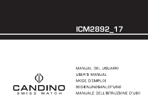 Manuale Candino C4314 Orologio da polso