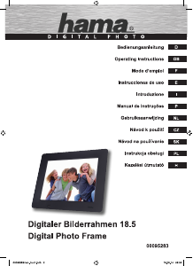 Bedienungsanleitung Hama 00095283 Premium Digitaler bilderrahmen