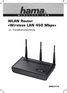 Bedienungsanleitung Hama N750 Router