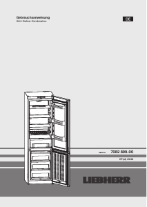 Bedienungsanleitung Liebherr CPel 4313 Kühl-gefrierkombination