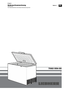 Bedienungsanleitung Liebherr GTP 2756 Gefrierschrank