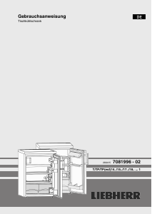 Bedienungsanleitung Liebherr TP 1434 Kühlschrank