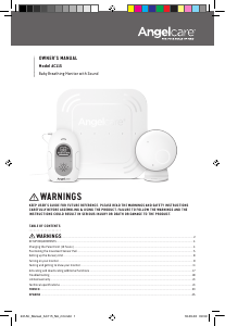 Manual Angelcare AC115 Baby Monitor