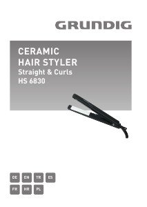 Manual Grundig HS 6830 Hair Straightener