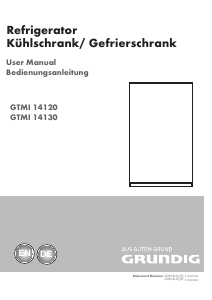 Manual Grundig GTMI 14120 Refrigerator