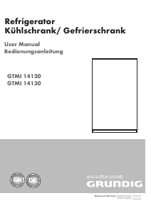 Handleiding Grundig GTMI 14130 Koelkast