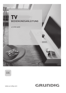 Bedienungsanleitung Grundig 43 GFW 6820 LED fernseher