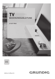 Bedienungsanleitung Grundig 49 GUT 8960 LED fernseher