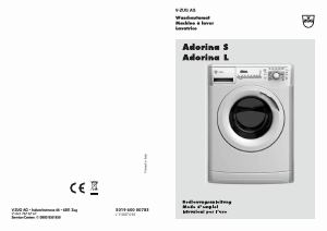 Bedienungsanleitung V-ZUG Adorina L Waschmaschine