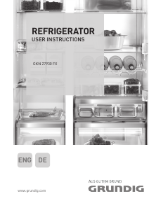 Manual Grundig GKN 27930 FXP Fridge-Freezer