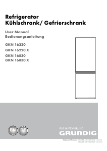 Bedienungsanleitung Grundig GKN 16830 Kühl-gefrierkombination