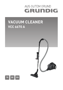 Manual Grundig VCC 6670 A Vacuum Cleaner