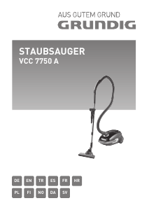 Bedienungsanleitung Grundig VCC 9771 A Staubsauger