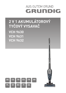 Manuál Grundig VCH 9632 Vysavač